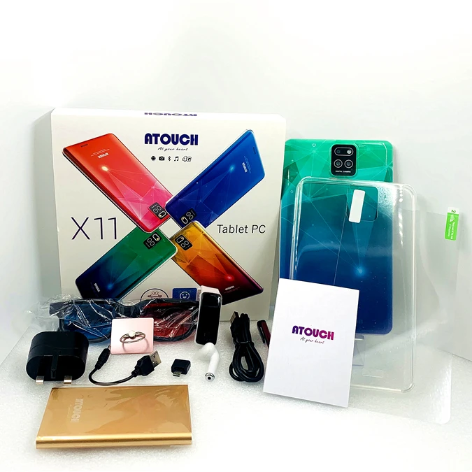 Atouch X11 дешевый четырехъядерный процессор 1024*600 7 дюймов MT6582 3g ram 32g rom Android 6 1 планшетный ПК с функцией