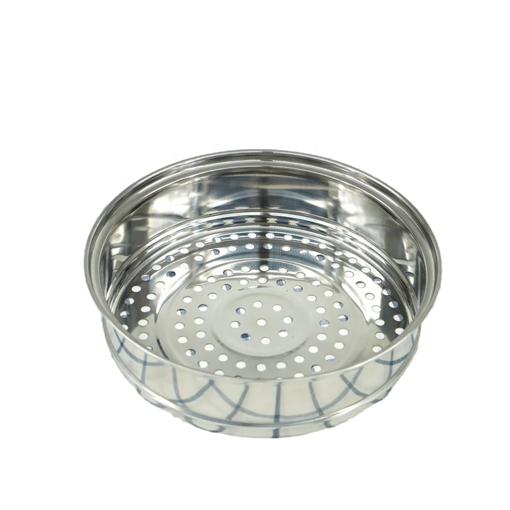 2 Layers Stainless Steel Steamer Pot  With  Glass  Lid  Multifunctional Steamer Pot With SS Handle