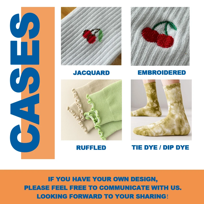 Gym Women Colorful Cotton Crew Non Slip Anti Slip Embroider Logo Grip Yoga Training Dance Ballet Barre Barefoot Pilates Socks