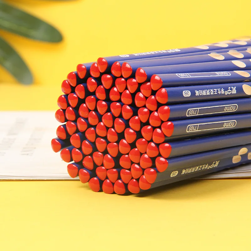 JPS ODM Lapiz Wooden School Construction Pencil