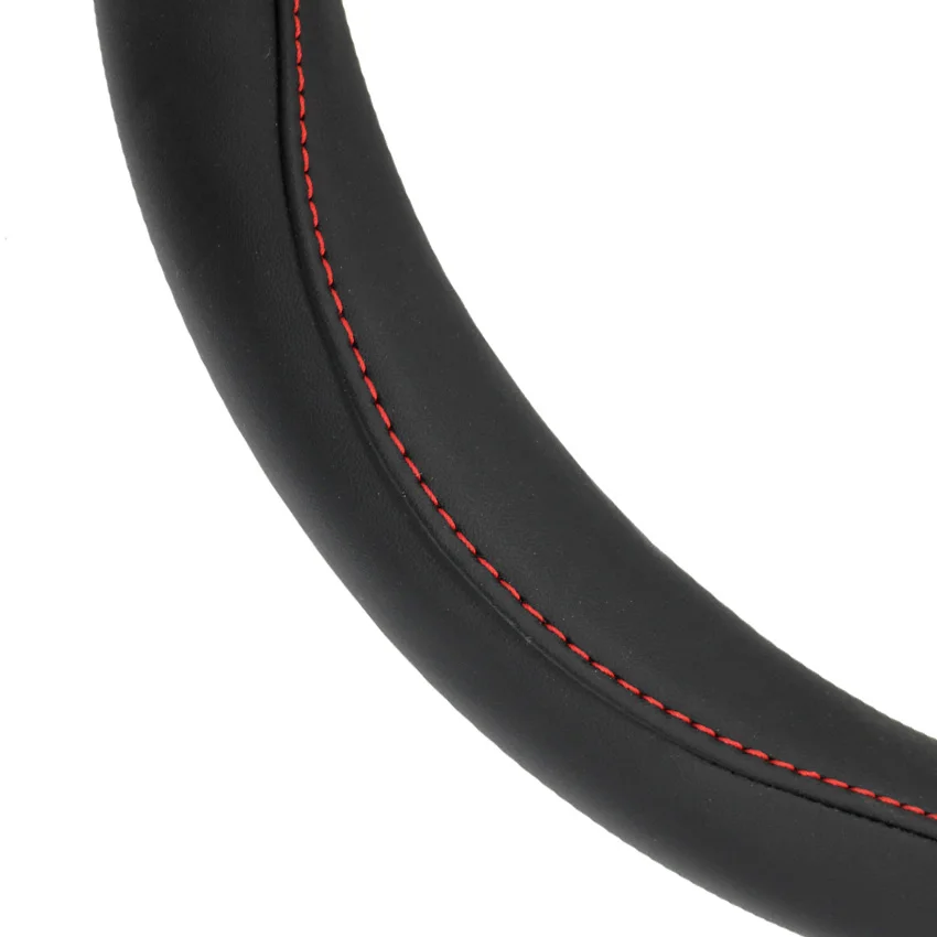 wholesale design custom pu/pvc embroidered baseball car steering wheel cover for women