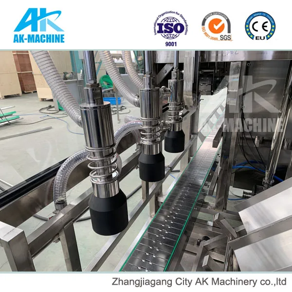 Full Automatic Bottling Equipment Pure Mineral Drinking Water Bottled Water Processing 5 Gallon Bottle Filling Machine Plant