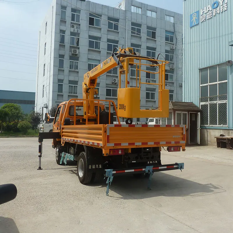 2 ton 3 ton mini crane tuck crane  grua with  remote control mobile straight boom truck mounted crane