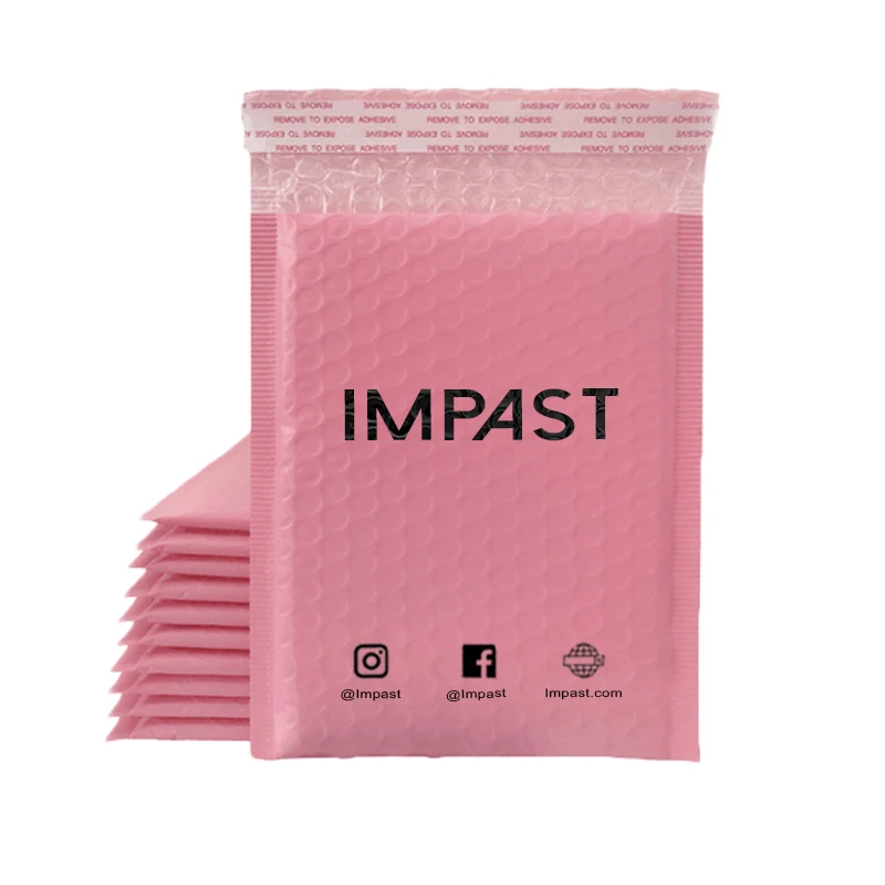 Pink Bubble Envelopes 14X19 Eco Friendly Bubble Poly Mailer Package Bag Shipping Custom Bag With Bubble Wrapped