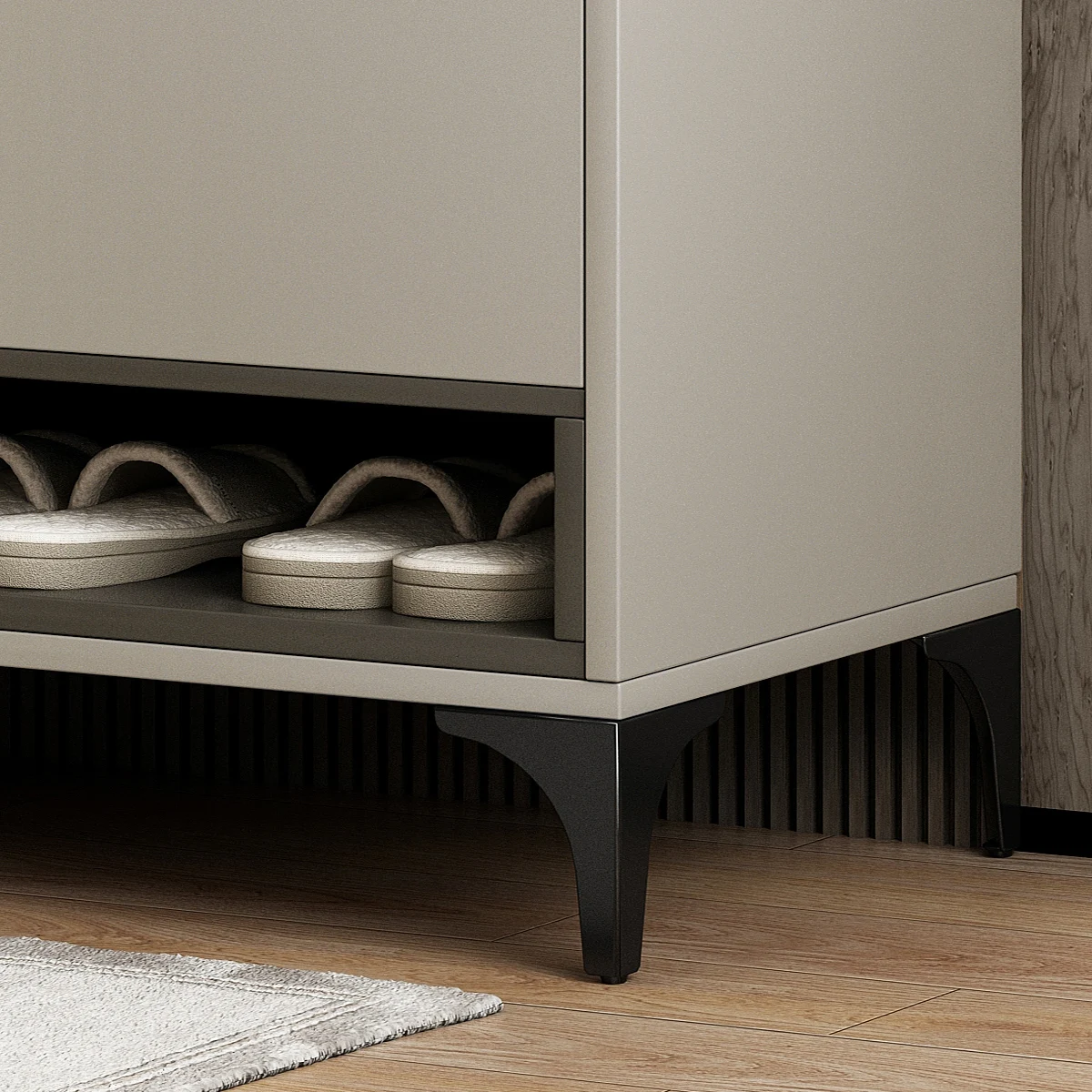 2022 Tipping shoe storage cabinet shoe rock cabinet that can add lots of shoes vertical cabinets