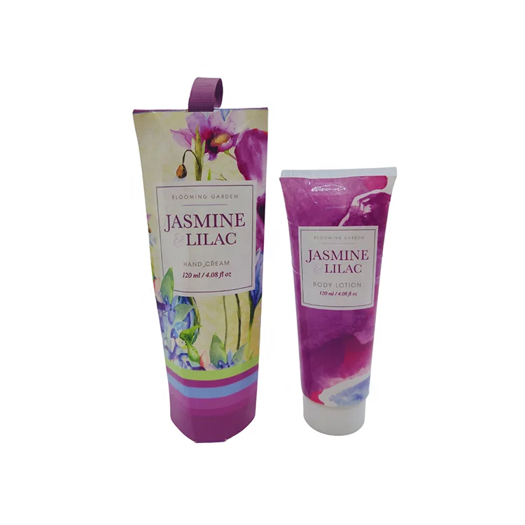 Wholesale Jasmine Lilac Hand Cream Spa Body Lotion Suit 