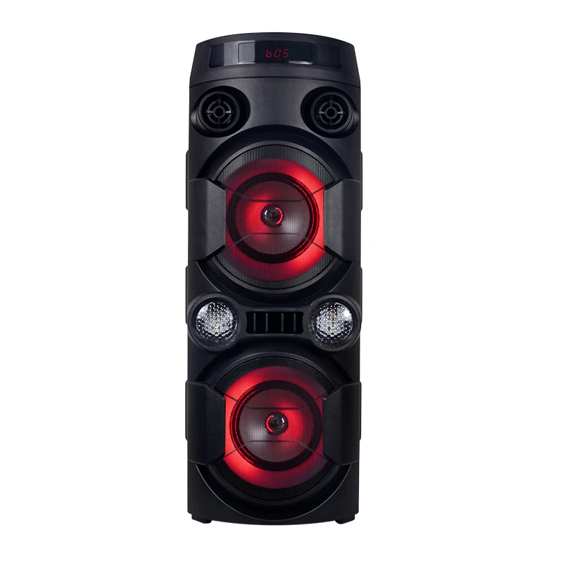 BT karaoke Dj Party speakers bluetooth Deluxe Wireless Led Light Speakers Party box DJ Bass Outdoor subwoofer speaker Boombox