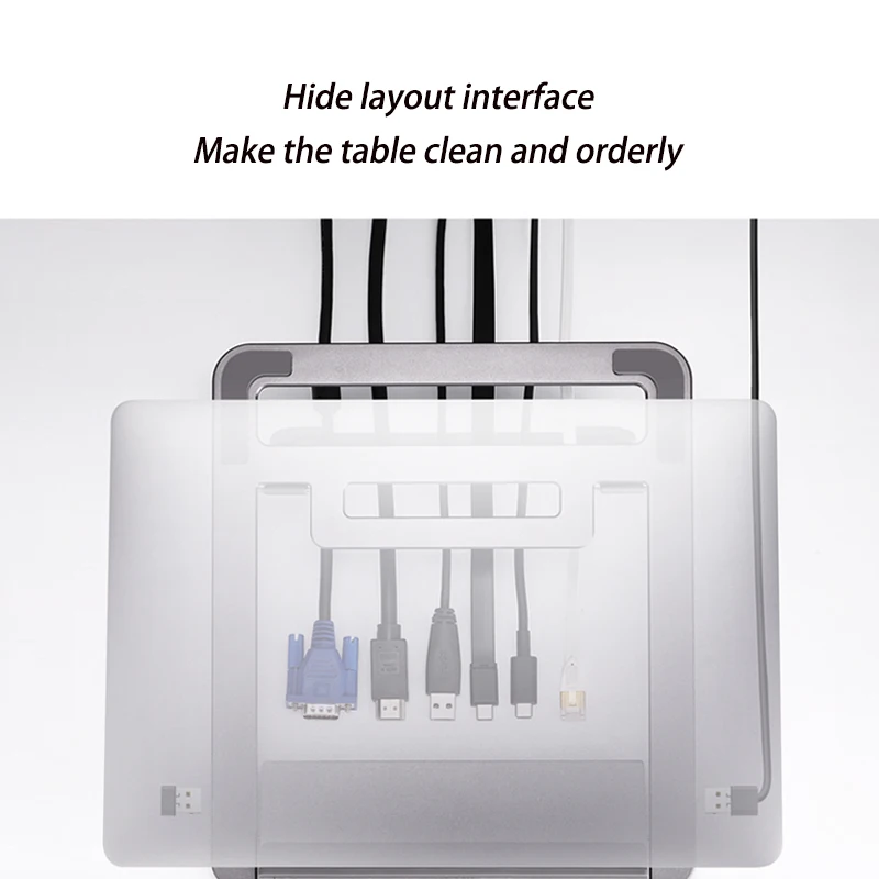 OEM Type Aluminum Alloy Portable Multi-port Usb Hub 12 in 1 USB-C Docking Station for netBook of Laptop Stand