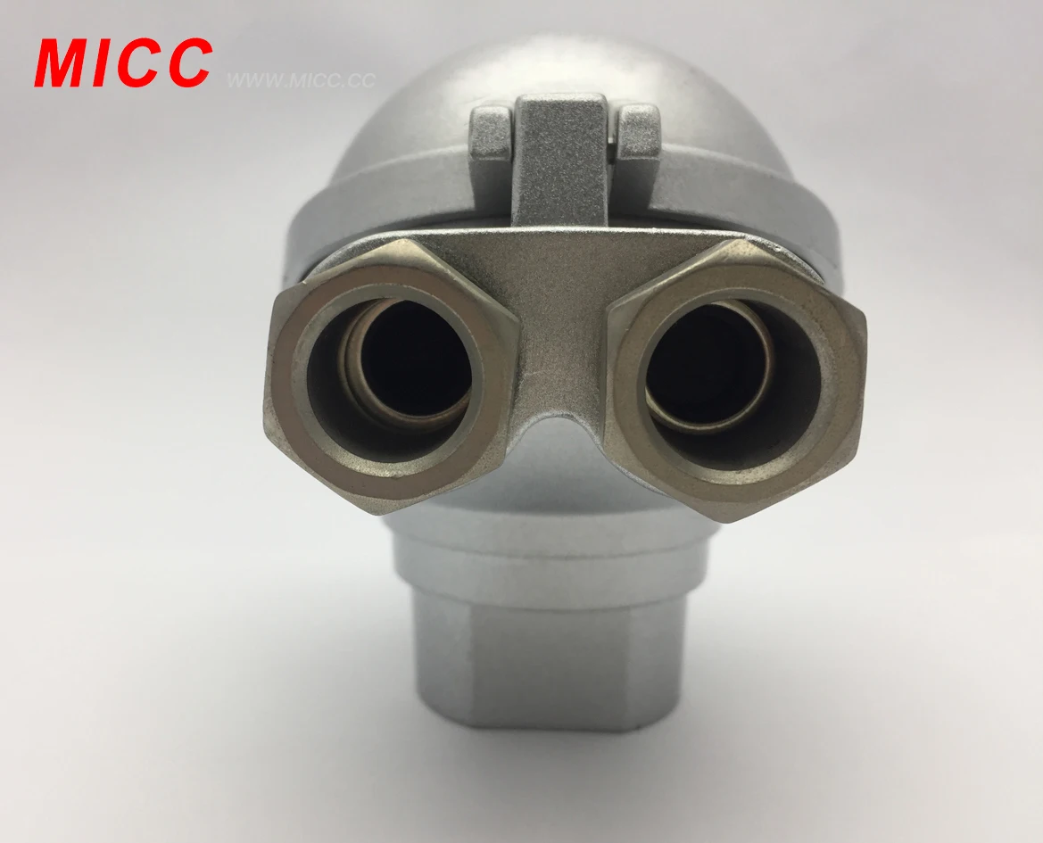 MICC DAAD Thermocouple Head ACD12 aluminium 390g Color available: silvery, yellow, red, blue, black, etc.
