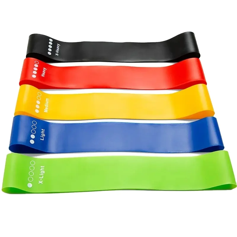 YIWU Custom 500 mm Gym Fitness Home Workout Set Latex Yoga Resistance Bands with Elastic Rubber Loop for Training