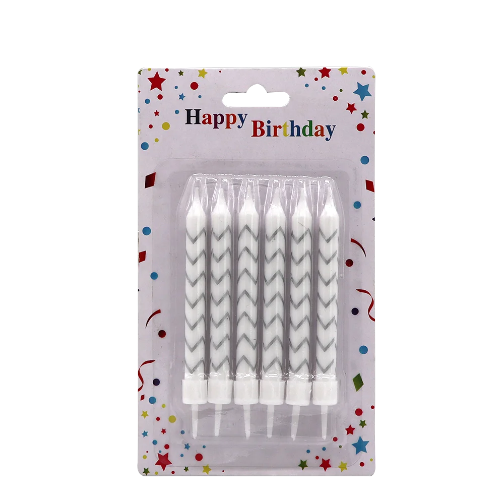 Multi-Colored  Birthday Spiral Cake Candle