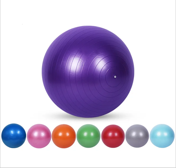 High Quality Colorful Multi-functional PVC Ball Custom Yoga Ball 65cm Yoga Ball Chair
