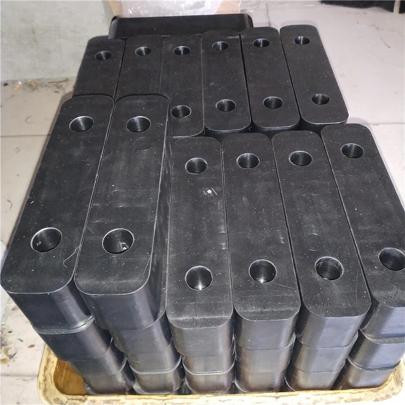 Customized Anti Vibration Wear Resistant Shock Absorber Damping Rubber Pad Block Mat Buffe