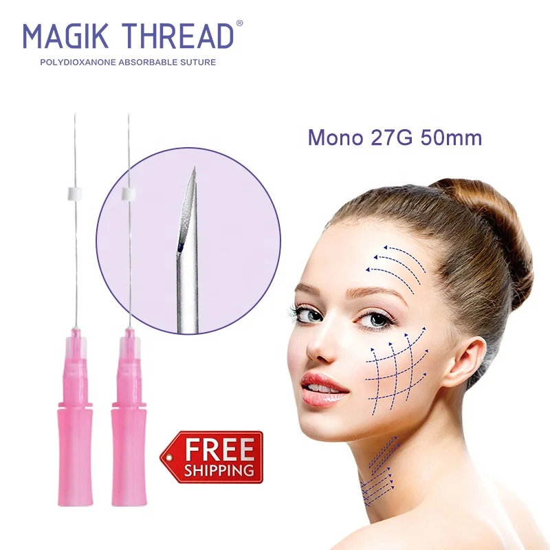 Mono 27G 50MM Face lifting tightening thread embedding threading face lift