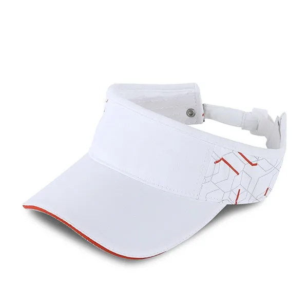 Hats With Custom Logo Outdoor Golf Cap Empty Top Baseball Sport Waterproof Polyester with Long Brim  Unisex Visor Cap