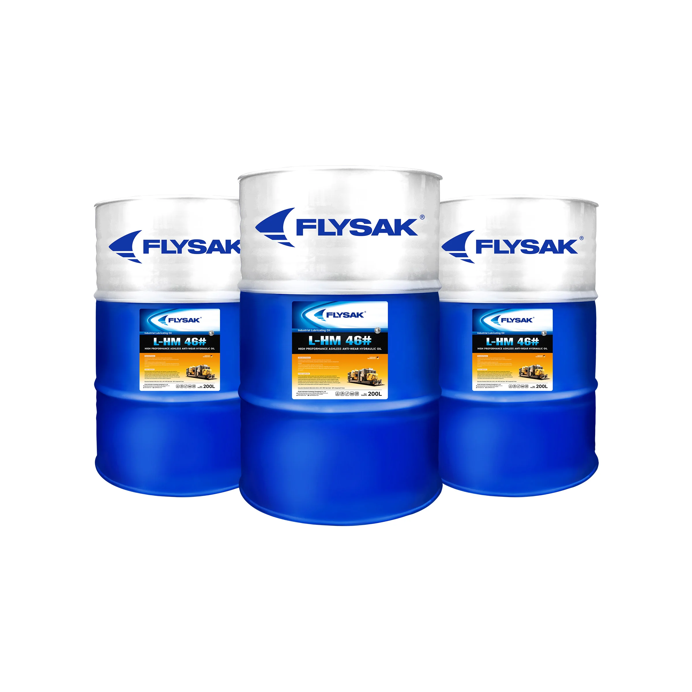 China Manufacture L-HM 46 High Proformance Ashless Anti-wear Hydraulic Oil reduce the maintenance cost of the system Lubricants