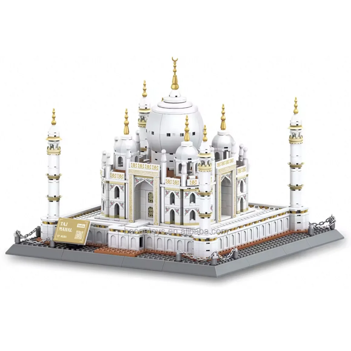 Building Blocks Toys Sets Architecture Taj Mahal Agra India 1505 PCS building bricks plastic small particles Kits for kids