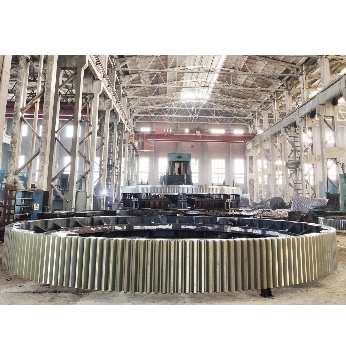 Casting segment customized girth gear/cement mill ring gear/rotary kiln gear wheel