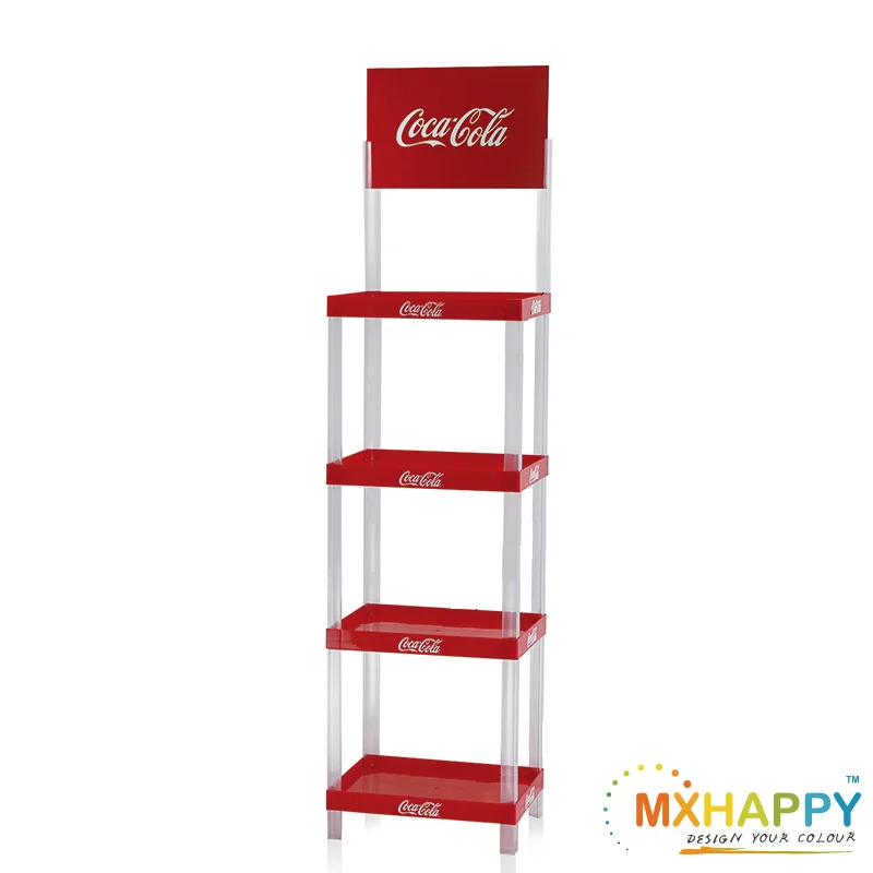 Oil Water Bottle Display Stands Joyshaker Oil Plastic Sheleves Display Rack Plastic Shelf Shelves for Supermarket