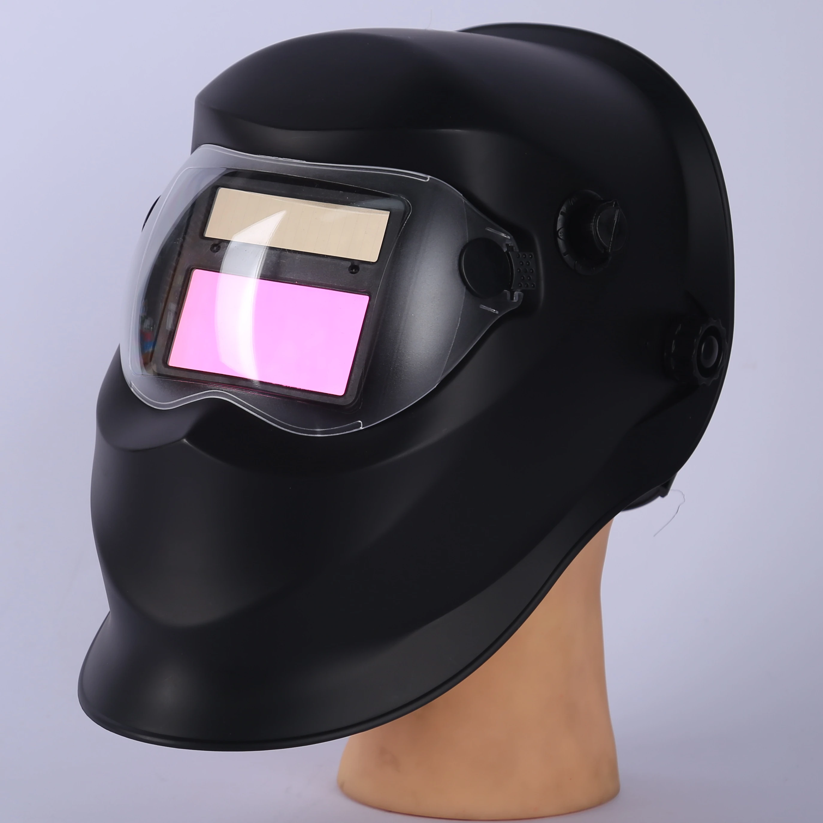 
PP Material Adjustable Shade True Color Solar Auto Darkening Welding Helmet 