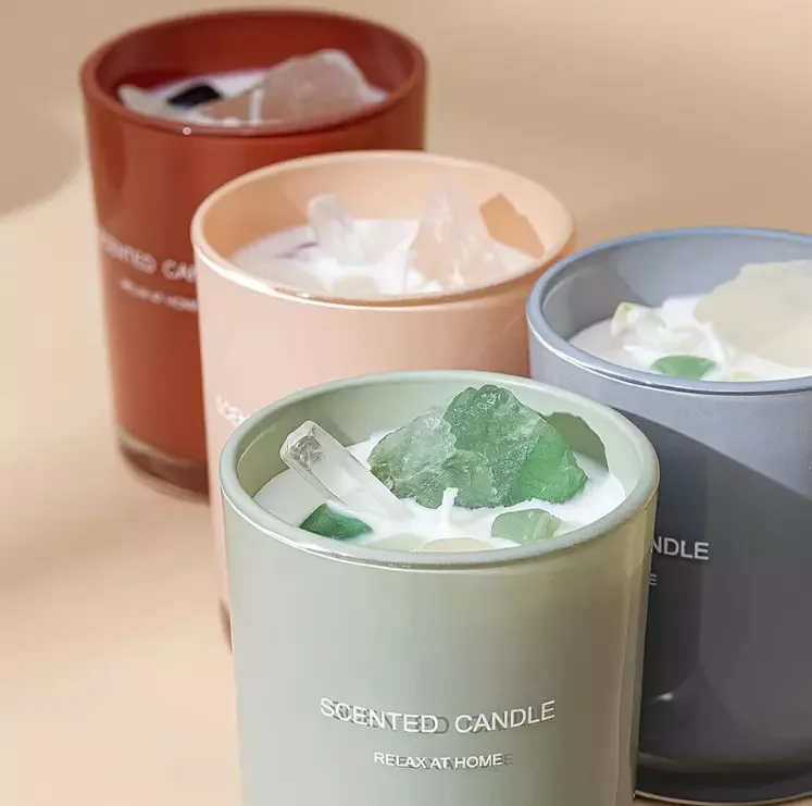 Classic Wholesale Various Scents Best Soy Wax Scented Candle Glass Jar for Date Meditation Aromatherapy Festivals