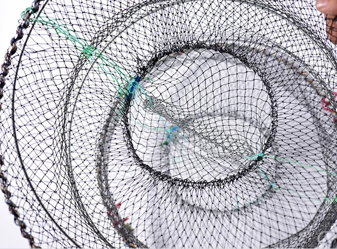 Fishing crab trap network cages shrimp nylon netting Automatic Fishing Cage Foldable Trap Cast Net