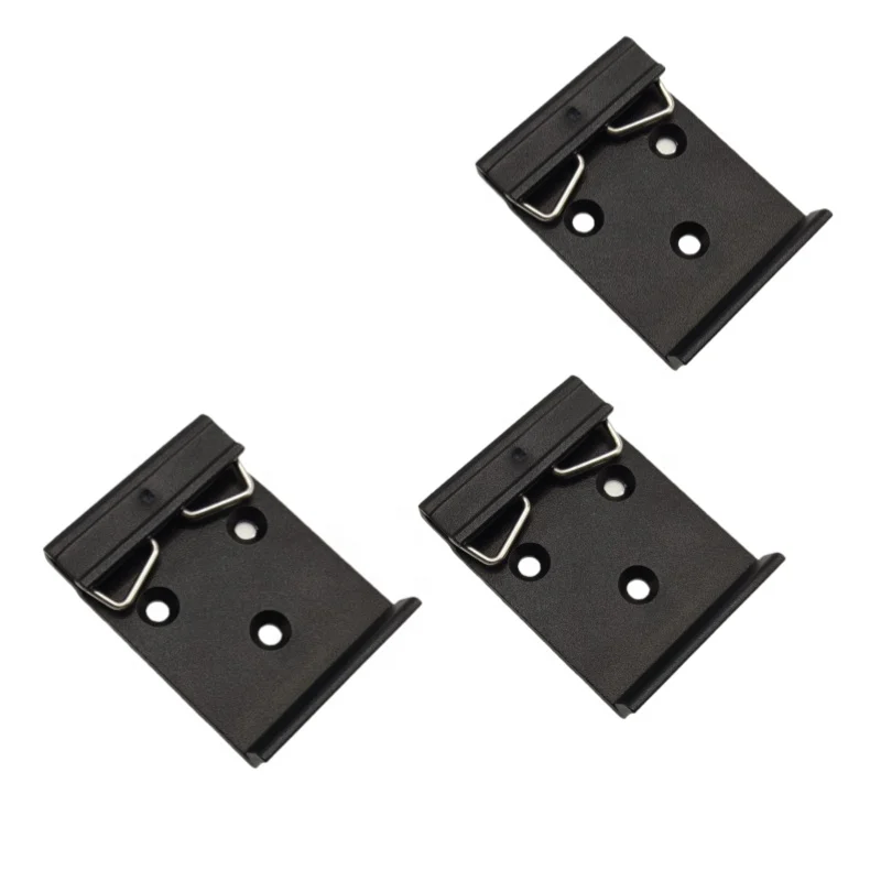 Easy to install on the 35mm DIN rail bracket buckle rail buckle clip fixed installation rail mounting clip