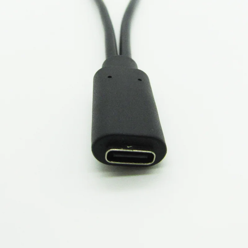 2 In 1 Usb C Cable Y Splitter Charging Cable Usb-C To Usb Type C Female Charger Cable