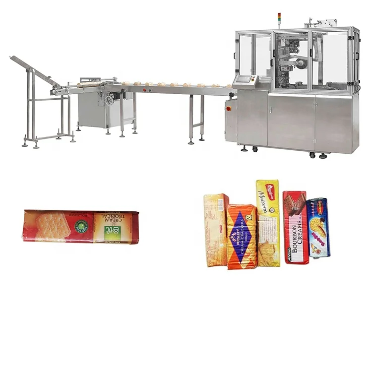 Turkey Envelope Type X-Fold Packing Machine For Rice Cake / Cookies/Biscuits