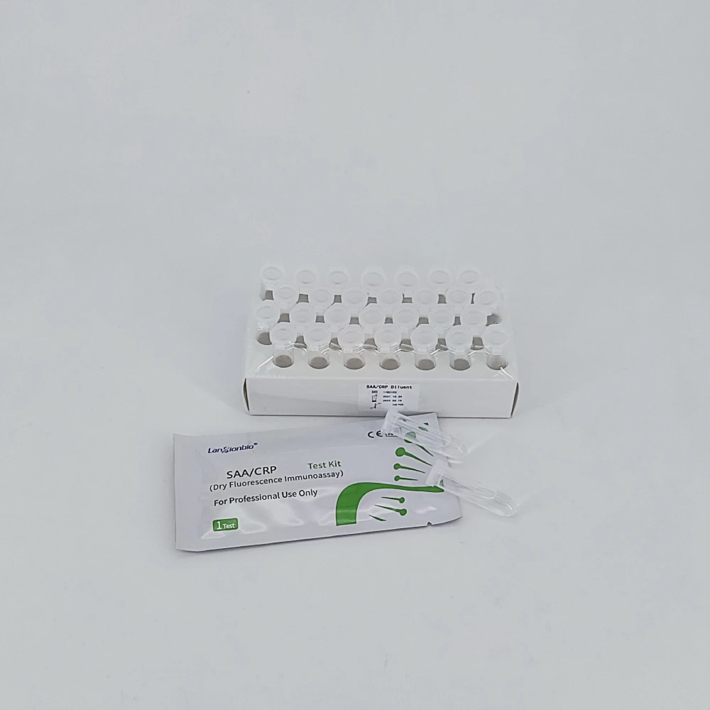 Lansionbio SAA/CRP Quantitative Combo Test Kit Serum Amyloid A Protein C Reaction Protein Rapid Diagnostic Reagent