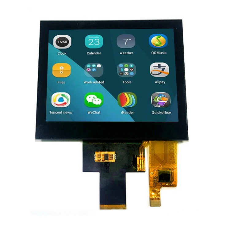 4 inch square tft lcd display 480*480 RGB interface LCD