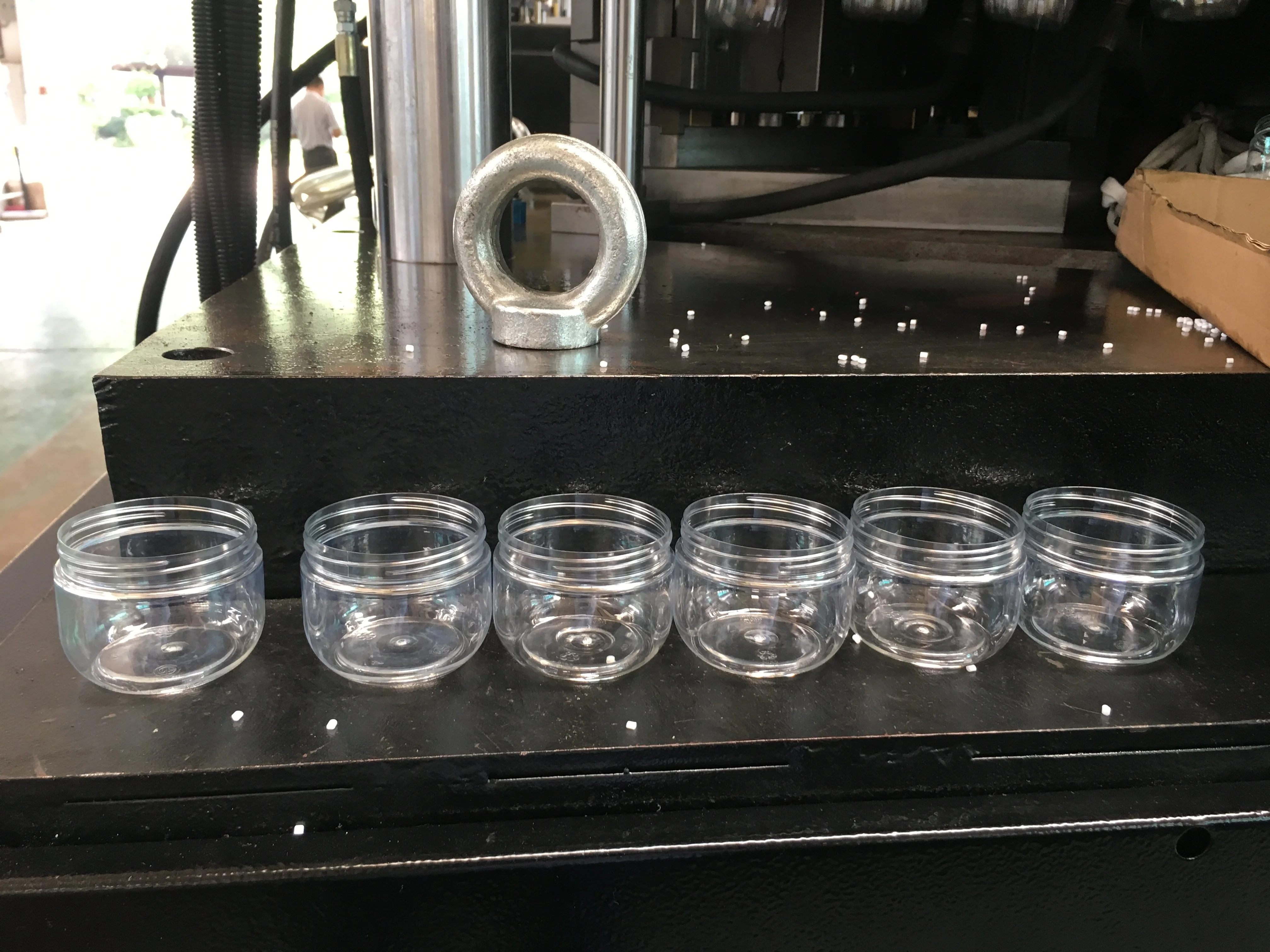 double station small PET plastic bottle blow moulding machine plastic extrusion PET bottle blowing molding machine price