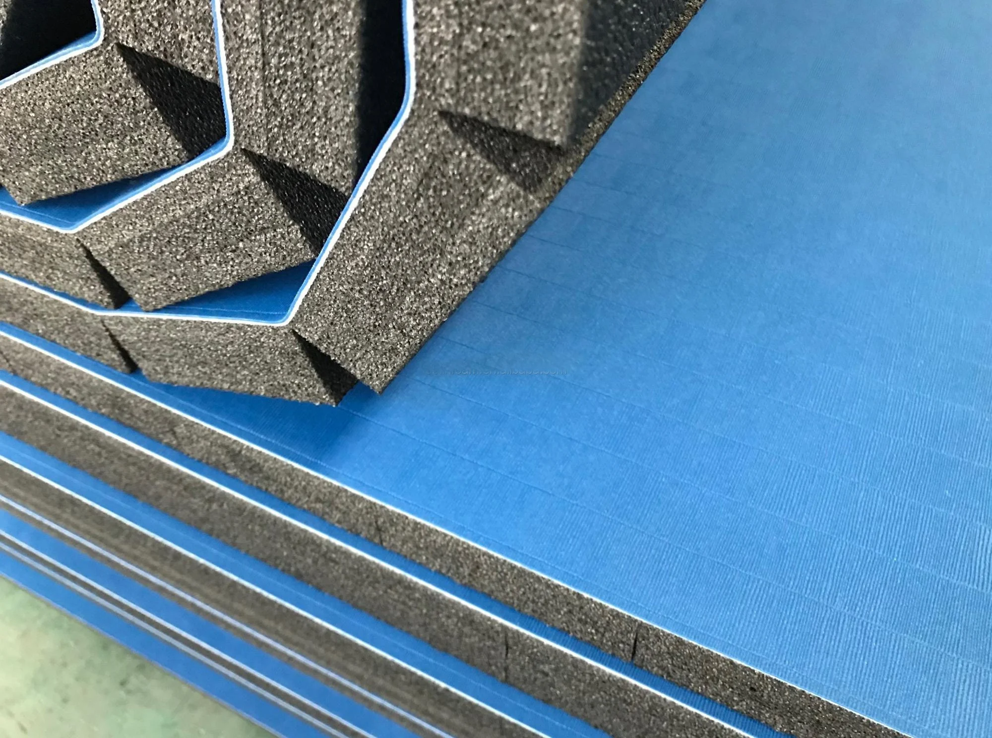 Color Custom Carpet Bonded XPE Foam Martial Arts Roll Mat Gymnastics Foam Rollup Mattress