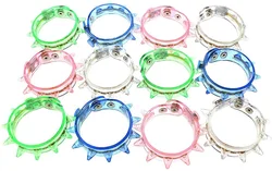 Goodie Bag Fillers Light Up Spiky LED Bracelets Flashing Party Favors LED Wristbands for Kids Girls Boys Adults Gifts
