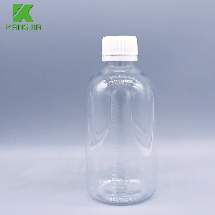Custom 250ml Amber PET Reagent Bottle Plastic Chemical Laboratory Bottle