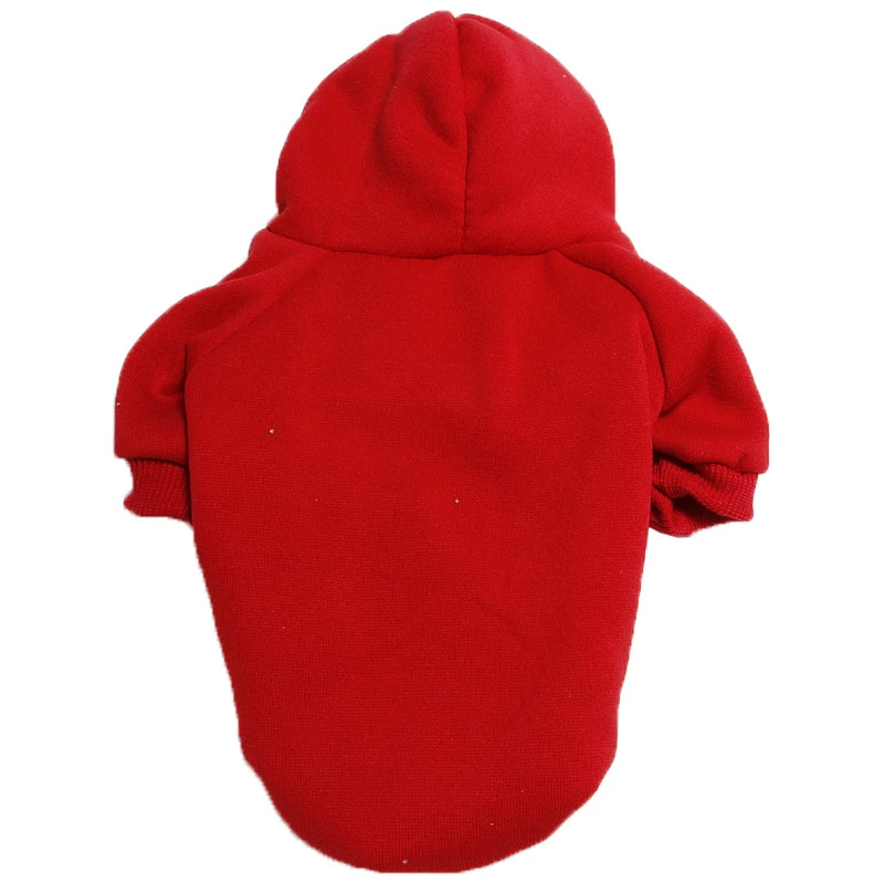 Dog Clothes Solid Pet Hoodie Clothing Jacket Winter Puppy Cat Pet Clothes