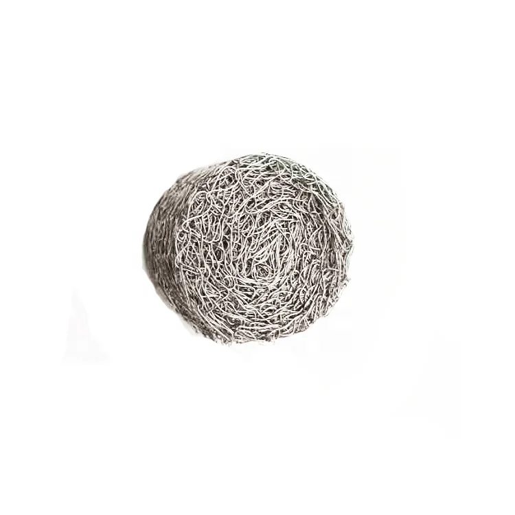 
stainless steel foam lance gauze mesh compressed knitted mesh filter 