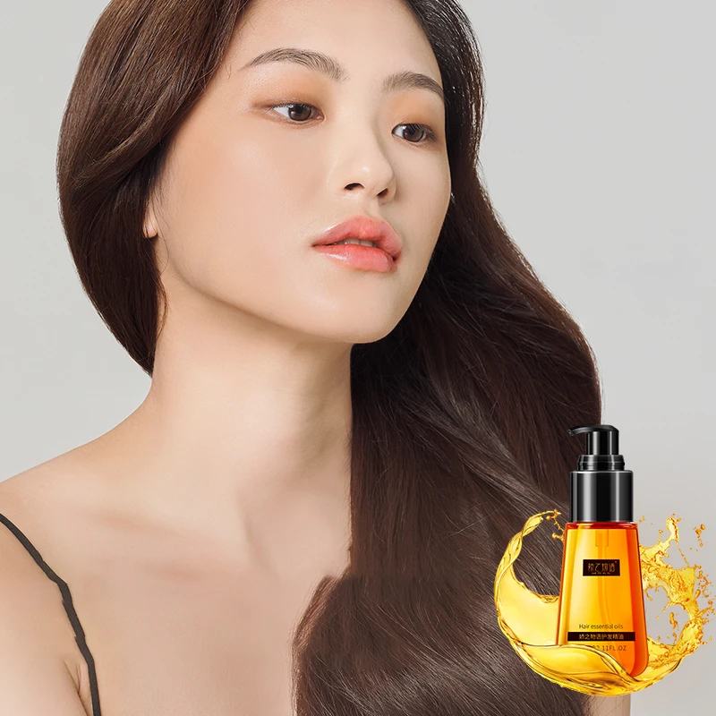 Wholesale Organic Repair Serum for Hair Repairing Anti-Frizz Improve Hair Dryness Smooth Shiny Macadamia Oil Hair Serum