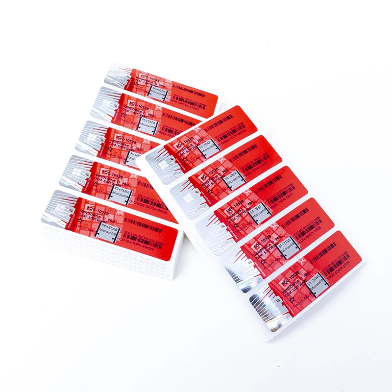 Наклейка на Windows 11 Pro COA, глобальная онлайн Активация (1 упаковка = 10 шт.), Win 11 Pro, пожизненная гарантия, ключ Windows 11 Pro