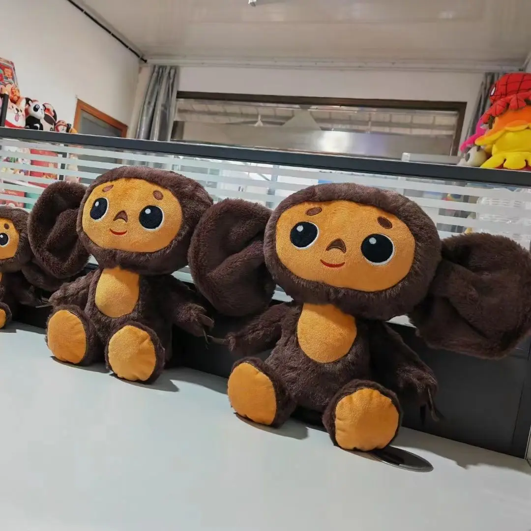 Allogogo Russia Anime Chebraska Plush Figure Toys Baby Sleep Appease Big Ear Doll Cheburashka Toy Plush Monkey For Kids
