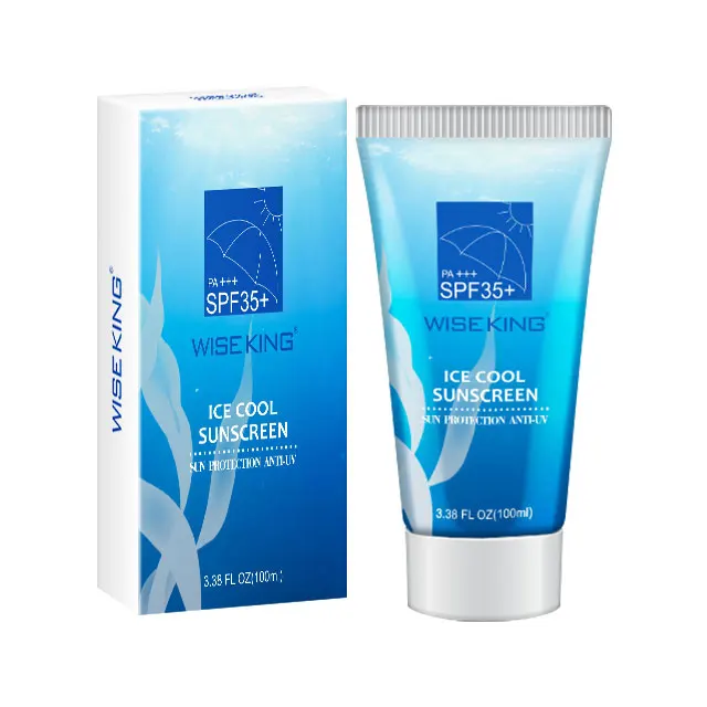 Wiseking Deep seaweed Ultra Sheer Dry-Touch Water Resistant and Non-Greasy Sunscreen cream with Broad Spectrum SPF 50+