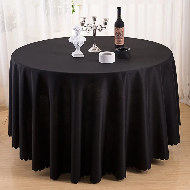 Manteles Para Eventos Mariage Nappe De Table Ronde Gros Tablecloth Wedding Black White Round Table Cloths Wedding For Events