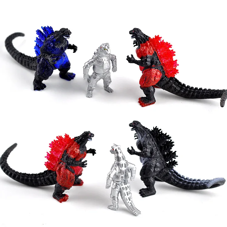Wholesale Movie peripherals Godzillas 10 styles dinosaur model statue figure for kids