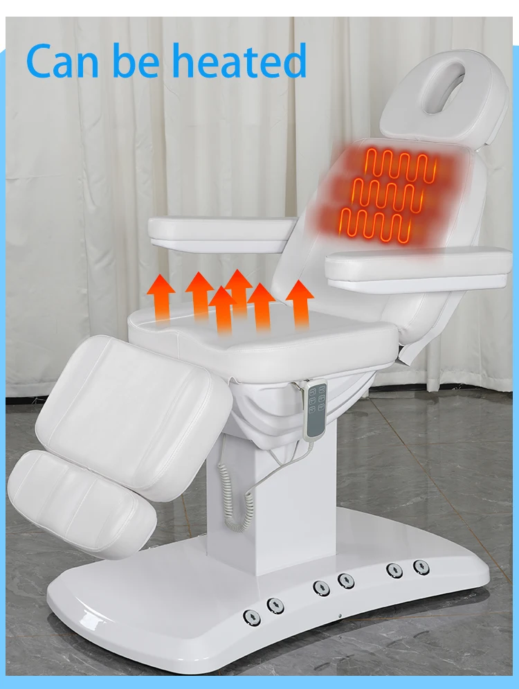 Modern Cheap Adjustable Therapy Spa Salon Cosmetic 3 Electric Motors Beauty Massage Table Facial Bed