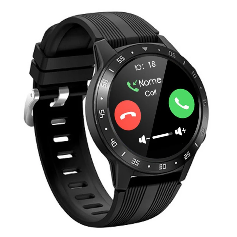 
1.3 inch round screen SIM card slot sport waterproof GPS smart watch with heart rate monitor blood pressure 