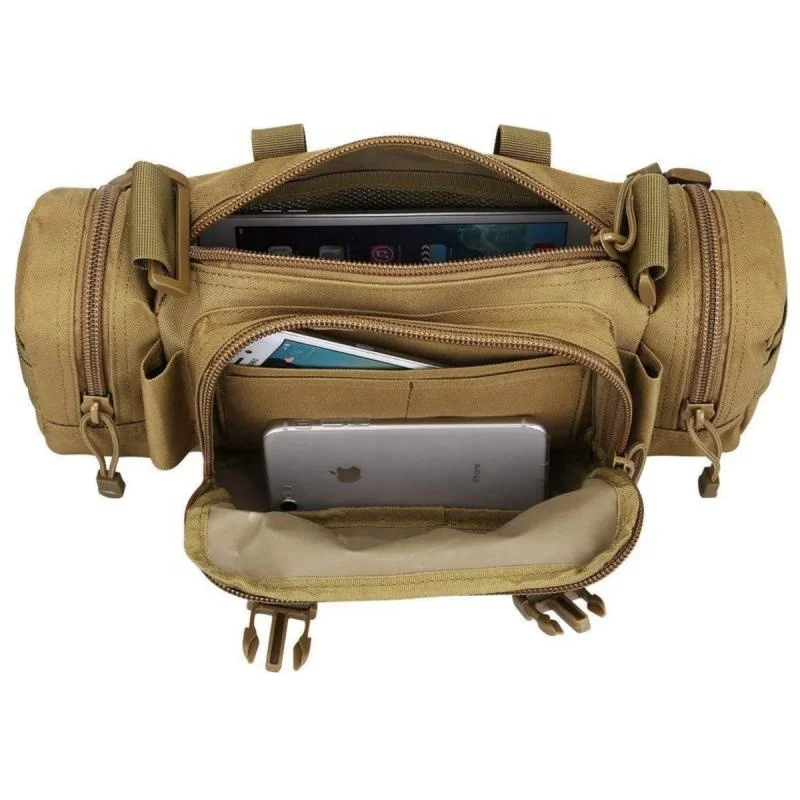 Outdoor Portable Multi-function Fanny Fishing Storage Pack Fishing Tackle Bag with Adjustable Waist Strap