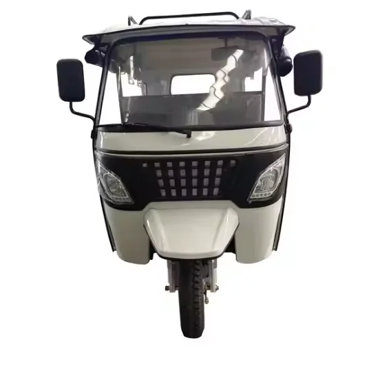 Lead  Battery Driven Electric Tricycle For Passengers  Closed Tricycle Taxi  Style Electric Tuktuk