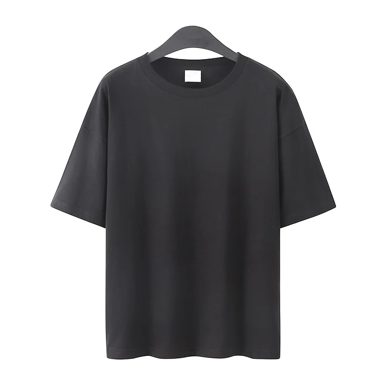 Wholesale Tshirt Men 100% Cotton Solid Colors Crew Neck High Quality 200gsm Plain Cotton Tshirts