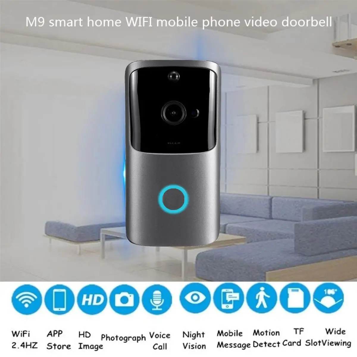  Водонепроницаемый видеодомофон Regis 720P с Wi-Fi и пассивным