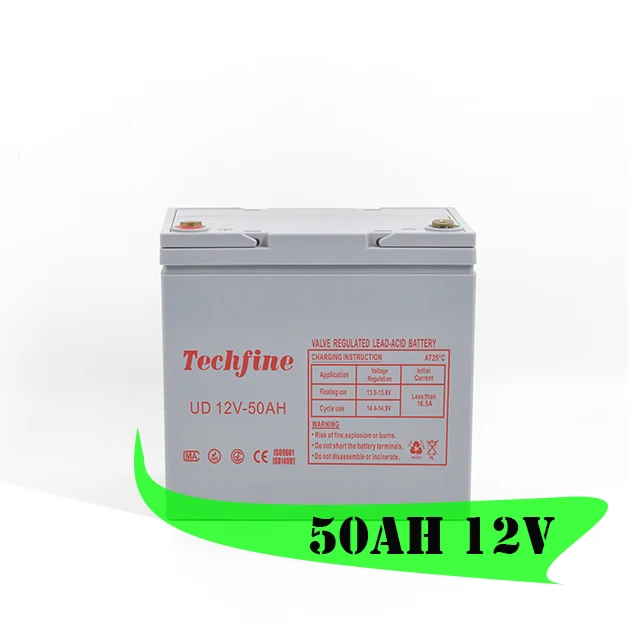 12 В гелевые AGM герметичные солнечные батареи 50 Ач кислотная батарея для солнечной панели